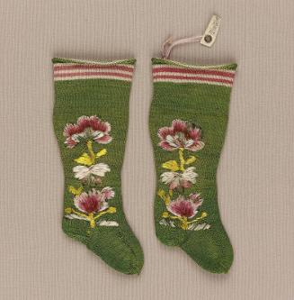 Pair of infant's stockings