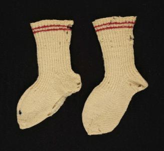 Pair of infant's socks