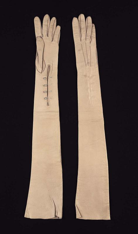 Pair of women's full length gloves