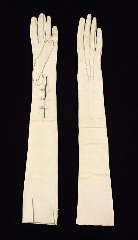Pair of women's full length gloves