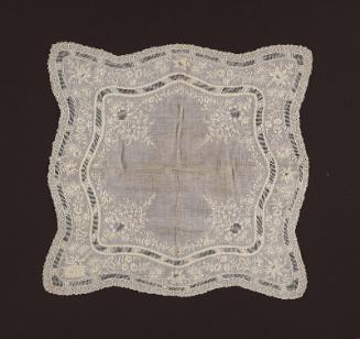 White muslin handkerchief