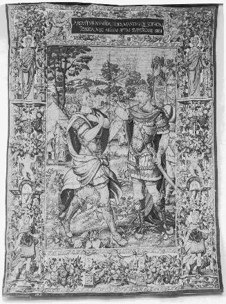 Tapestry: Scipio Upbraiding Masinissa (from the series The Story of Scipio Africanus)