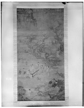 Four scholars under plum tree