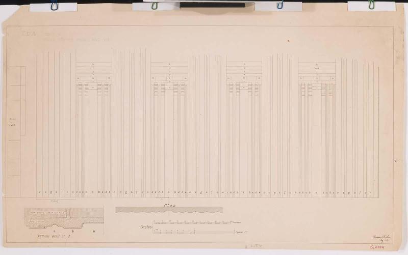 Line drawing of Chamber C west wall Giza 2184 Tomb of Akhmeretnesut