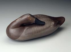 Decoy: Resting Canvasback (Hen)