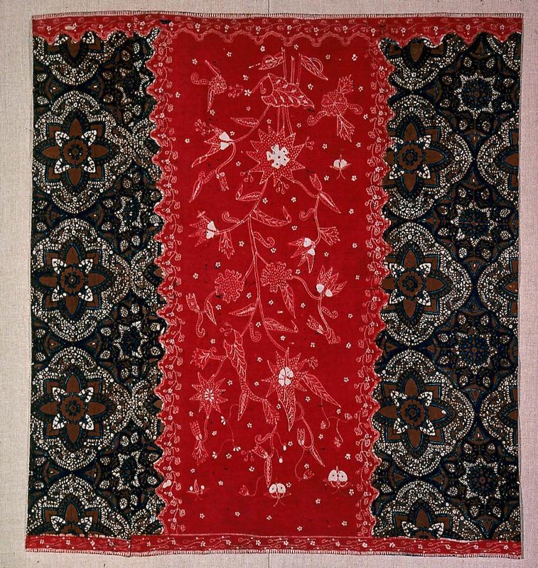 Lower body wrapper (sarong, kain dua negeri [cloth of two countries])