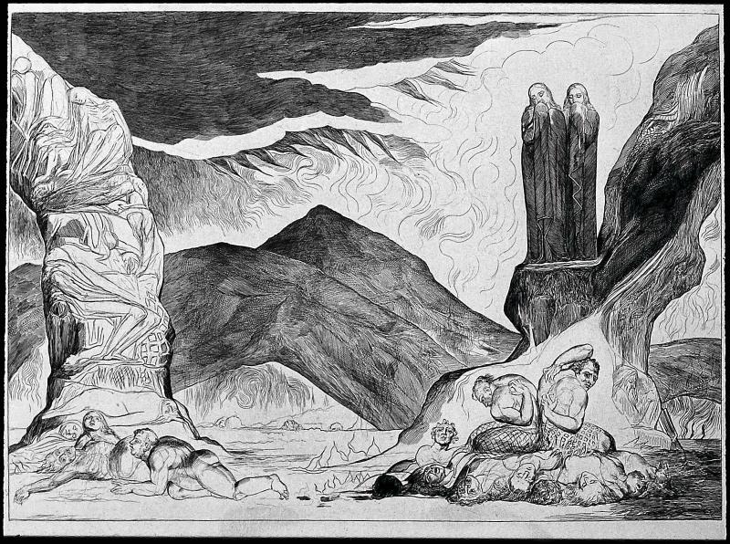 The Circle of the Falsifiers - Griffolino and Capocchio, Dante's Inferno Canto XXII