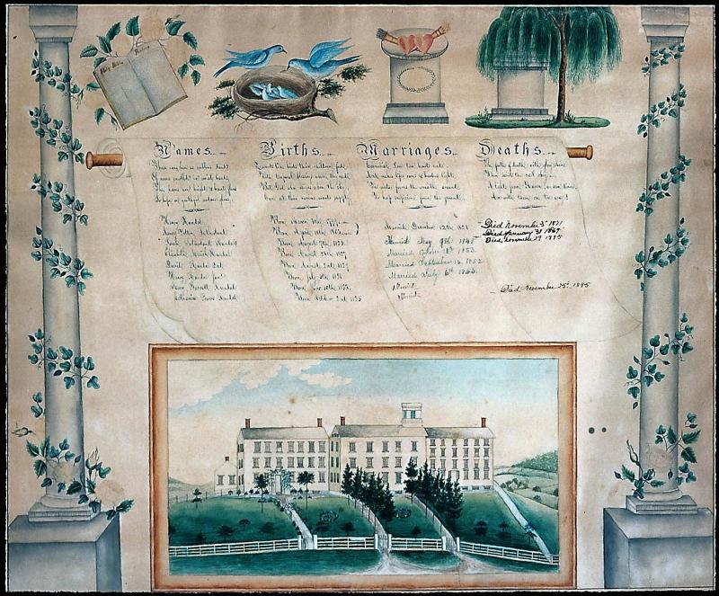 Family Register of Henry and Nancy Sutherland Rundal