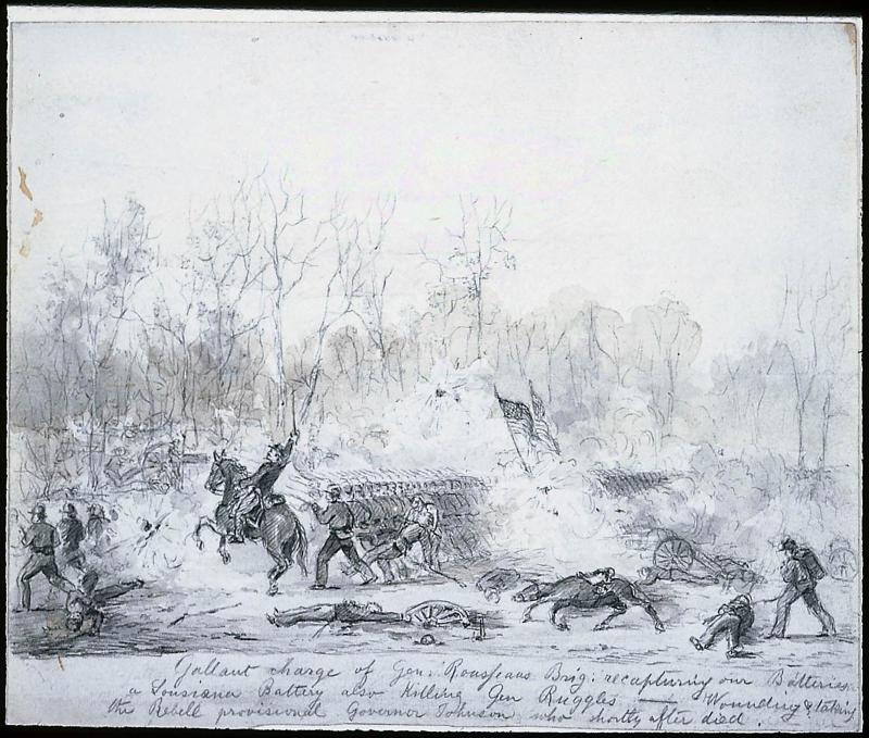 Gallant charge of Gen. Rousseau's Brigade