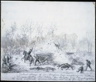 Gallant charge of Gen. Rousseau's Brigade