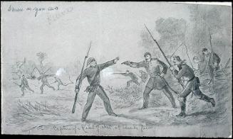 Capture of a Rebel Picket at Stroud's Farm