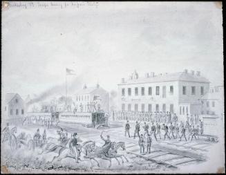 Martinsburg, VA: Troops Leaving for Harper's Ferry