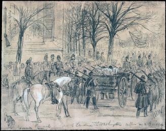 Funeral of Gen. Lander in Washington