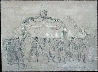 Prisoners returning to camp of the 31st N.Y. Vo[lunteers] Franklin's Division from Richmond