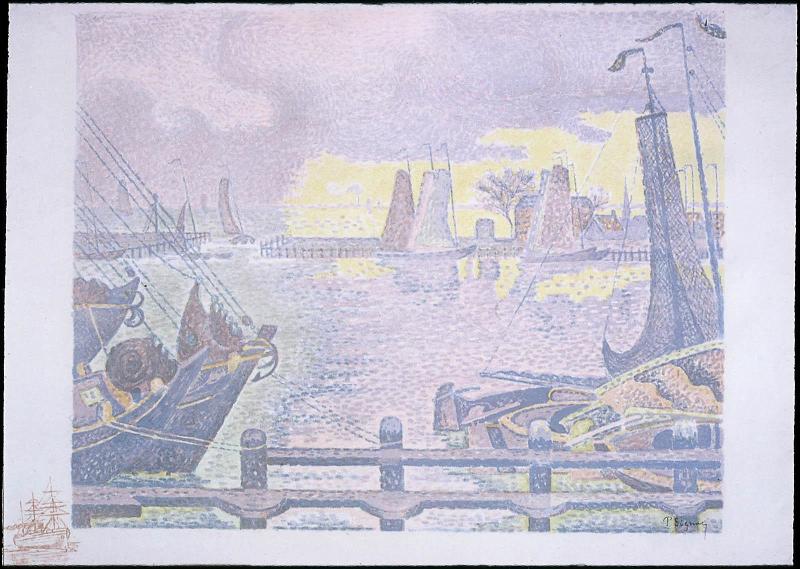 Bateaux à Flessingue (Ships in Vlessingen, Holland)
