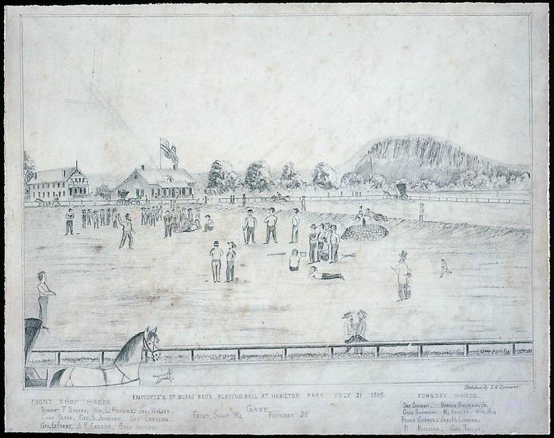 Baseball Game at Hamilton Park