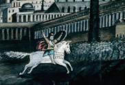 Marcus Curtius leaping