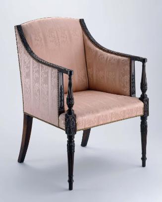 Upholstered armchair