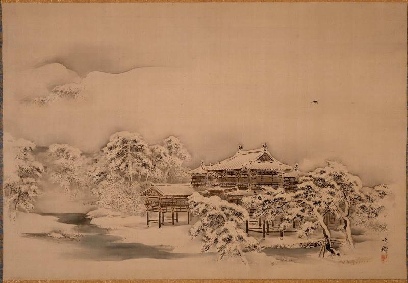 Byôdô-in in the Snow