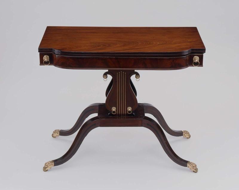 Card table (one of a pair)