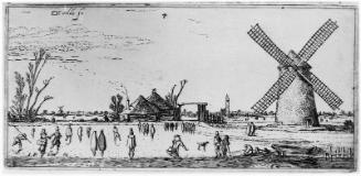 Ice Skaters near a Windmill (Pennincks-Veer)