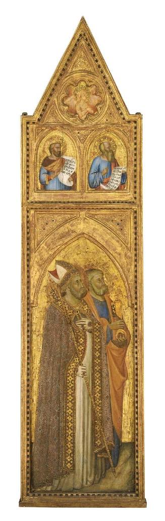 Saints Augustine and Peter (left panel)