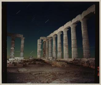 Sounion (with Star Trails)