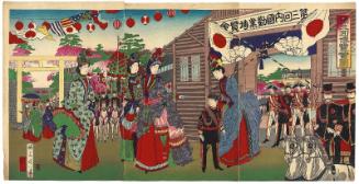 Illustration of the Third National Industrial Exposition (Dai sankai hakurankai zu)