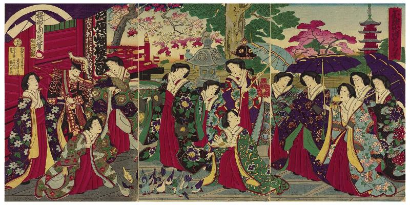 Sensô-ji Temple at Kinryûzan (Kinryûzan Sensô-ji no zu)