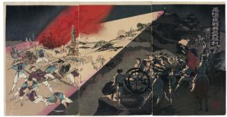 Our Army's Great Victory at the Night Battle of Pyongyang (Heijô yasen wagahei daishôri)