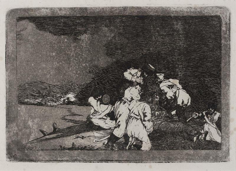 Bien te se está. (It serves you right); from Fatales consequencias de la sangrienta guerra en España con Buonaparte. Y otros caprichos enfaticos (Fatal Consequences of the Bloody War in Spain Against Bonaparte [Disasters of War], plate 6.