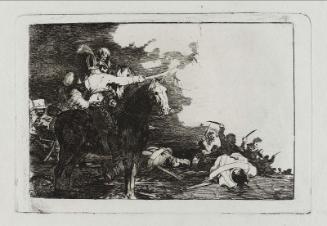 No se convienen. (They do not agree); Fatales consequencias de la sangrienta guerra en España con Buonaparte. Y otros caprichos enfaticos [Disasters of War], plate 17.