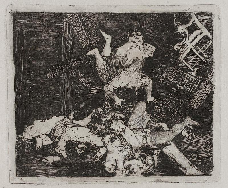 Estragos de la Guerra. (Ravages of War); Fatales consequencias de la sangrienta guerra en España con Buonaparte. Y otros caprichos enfaticos [Disasters of War], plate 30.