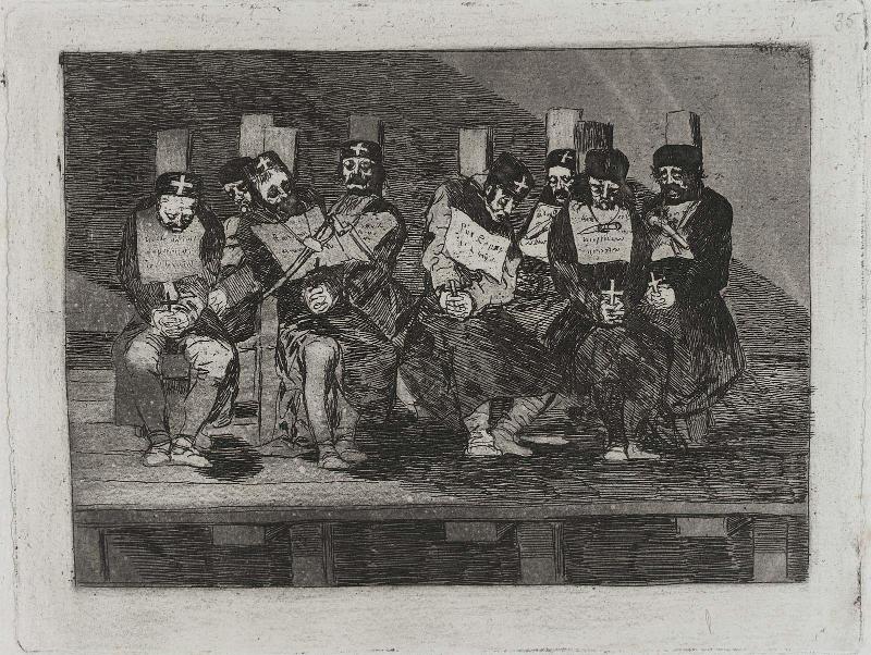 No se puede saber por qué. (There is no way of telling why); Fatales consequencias de la sangrienta guerra en España con Buonaparte. Y otros caprichos enfaticos [Disasters of War], plate 35.