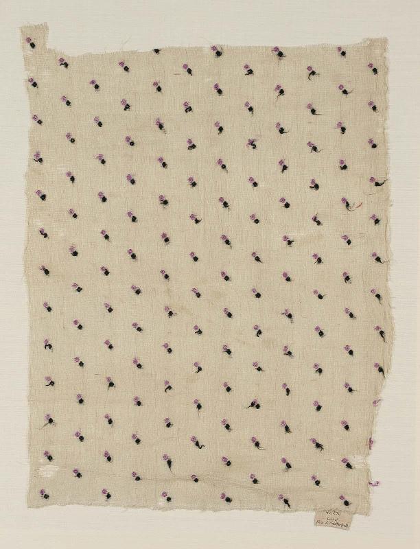 Piece of brocaded barège