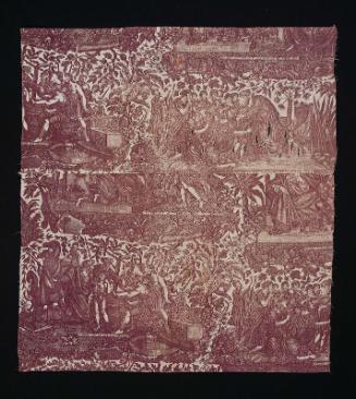 Printed cotton with scenes from the story of Joseph