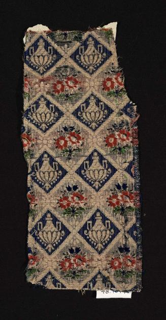 Fragment of silk weaving