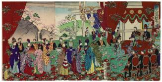 Congratulatory Banquet at the New Imperial Palace (Shin kôkyo goshukuen no zu)