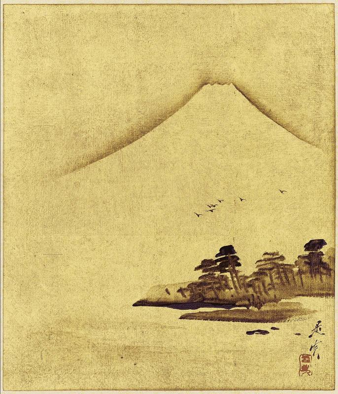 Mount Fuji and the Pine Beach of Miho