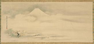 Landscape with Mount Fuji
