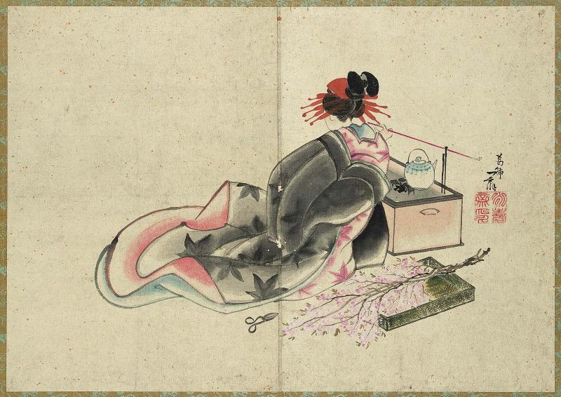 Courtesan Seen from Behind