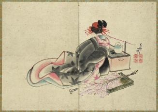 Courtesan Seen from Behind