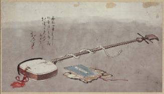 White Serpent on a Shamisen