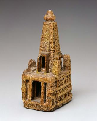 Model of the Mahabodhi Temple