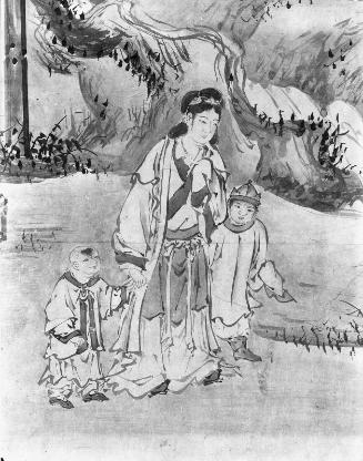 Woman and children