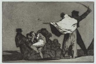 Disparate conocido (Well-known Folly); plate from the "Disparates" (Follies) series, published in "L'Art", 1877