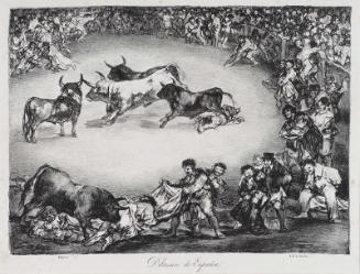 Dibersion de España. (Spanish Entertainment); from the so-called "Bulls of Bordeaux" series of four lithographs