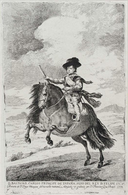 Balthasar Carlos, Prince of Spain, on Horseback