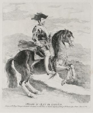 Felipe IV, King of Spain, on Horseback