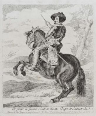 Don Gaspar de Guzmán, Count-Duke of Olivares, on Horseback